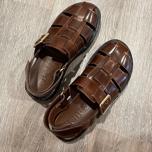 Loeffler Randal Judd Sandals in Brown - Picture 4 of 7